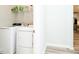 Convenient laundry room with washer and dryer included at 15 S Brookhollow Way, Clayton, NC 27520