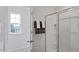 Bathroom with shower and window at 316 Leven Dr, Gibsonville, NC 27249