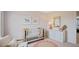 Bright Bedroom with crib, dresser, and seating at 316 Leven Dr, Gibsonville, NC 27249