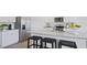 Modern kitchen with granite countertops and island at 316 Leven Dr, Gibsonville, NC 27249