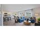 Open floor plan connecting kitchen, dining, and living areas at 316 Leven Dr, Gibsonville, NC 27249