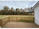 Wooden deck overlooking backyard at 378 Magnolia Run Way, Benson, NC 27504