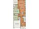 Two-story home floor plan with 3 bedrooms, 2.5 bathrooms, and 2-car garage at 1253 Barreto Dr, Wendell, NC 27591