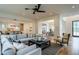 Open concept living space with hardwood floors at 013 Bartley Holleman Rd # 13, New Hill, NC 27562