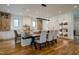 Modern kitchen with island, breakfast bar, and ample cabinetry at 013 Bartley Holleman Rd # 13, New Hill, NC 27562