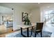 Elegant home office with a view into the living area at 013 Bartley Holleman Rd # 13, New Hill, NC 27562