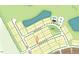 Aerial view showing home location within community at 734 Apple Churn Dr, Fuquay Varina, NC 27526