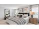 Large main bedroom with king bed and plenty of natural light at 1915 Puffin Dr # 198, Haw River, NC 27258