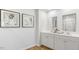 Double vanity bathroom with modern finishes at 1915 Puffin Dr # 198, Haw River, NC 27258