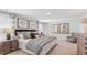Large main bedroom with king bed and plenty of natural light at 1915 Puffin Dr # 198, Haw River, NC 27258