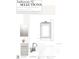 Bathroom #2 design plan for the Fairfield American Farmhouse at 101 Asti Ct, Clayton, NC 27527