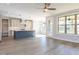 Modern kitchen with an island, stainless steel appliances, and ample cabinet space at 101 Asti Ct, Clayton, NC 27527