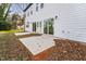 Newly constructed home with a small patio in the backyard at 329 & 331 Roxboro St, Haw River, NC 27258