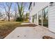 Newly constructed home with a small patio and backyard at 329 & 331 Roxboro St, Haw River, NC 27258