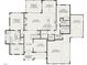 Main floor plan with owner's suite, study, Gathering room and kitchen at 370 Bellini Dr, Clayton, NC 27527