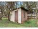 Small storage shed in the backyard at 617 Orange Heights Loop Rd, Hillsborough, NC 27278