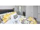 Main bedroom with a comfortable bed and work space at 30 Willow Bend Dr, Youngsville, NC 27596