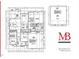 Main floor plan displays an open concept layout with 3 bedrooms, 2 bathrooms, kitchen, and living area at 160 Purslane Dr, Franklinton, NC 27525