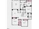 Second floorplan with owner's suite and multiple bedrooms at 1024 Dillon Lake Dr, Knightdale, NC 27545