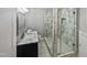 Modern bathroom featuring a large walk-in shower at 1526 Clermont Rd, Durham, NC 27713