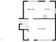 Main floor plan with kitchen, living room and dining area at 1526 Clermont Rd, Durham, NC 27713