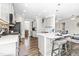 Modern kitchen with stainless steel appliances and an island at 52 E Piston Pt, Clayton, NC 27520
