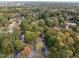 Aerial view of townhouses nestled in trees at 3158 Morningside Dr, Raleigh, NC 27607