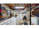 Unfinished basement with washer, dryer and storage at 3158 Morningside Dr, Raleigh, NC 27607