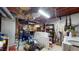 Unfinished basement with laundry and storage at 3158 Morningside Dr, Raleigh, NC 27607