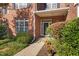 Brick townhouse entryway with landscaping and walkway at 2106 White Pond Ct, Apex, NC 27523
