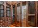 Large walk-in closet with built-in shelves and drawers at 110 Bywater Way, Chapel Hill, NC 27516