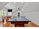 Game room with ping pong table and foosball at 110 Bywater Way, Chapel Hill, NC 27516