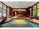 Home golf simulator with ample space and comfortable seating at 110 Bywater Way, Chapel Hill, NC 27516