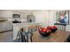 Modern kitchen with an island, stainless steel appliances, and granite countertops at 233 Holton St, Smithfield, NC 27577