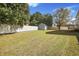 Spacious backyard with storage shed and deck at 62 Sophia Ln, Willow Springs, NC 27592