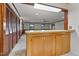 Kitchen features wood cabinets and a breakfast bar at 2494 Joel Johnson Rd, Lillington, NC 27546