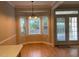 Dining area with bay window and hardwood floors at 1242 Shadowbark Ct, Raleigh, NC 27603