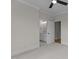 Bedroom with door to bathroom and neutral carpeting at 2105 Gentry Rd, Wake Forest, NC 27587