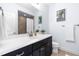 Clean bathroom with vanity, toilet and shower at 204 Harvest Ln, Pittsboro, NC 27312