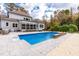 Refreshing pool with ample deck space for lounging at 204 Harvest Ln, Pittsboro, NC 27312