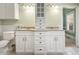 Bathroom with double vanity and storage at 715 E Broad St, Fuquay Varina, NC 27526