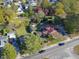 House with a large yard, as seen from above at 715 E Broad St, Fuquay Varina, NC 27526
