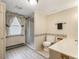 Bathroom with shower, toilet, and vanity at 715 E Broad St, Fuquay Varina, NC 27526