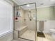 Large walk-in shower with built-in seat at 715 E Broad St, Fuquay Varina, NC 27526