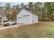 Two-car detached garage with ample space at 143 Rawhide Dr, Louisburg, NC 27549