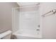 Bathroom with a tub and shower combination at 254 Linden Park Ln Ln, Cary, NC 27519