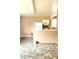 Kitchen with white appliances and tile floor at 325 Ranch Farm Rd # A - B, Raleigh, NC 27603