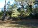 Wooded backyard with a wooden fence at 6349 Elevation Rd, Benson, NC 27504