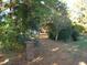 Long driveway lined with trees leading to the house at 6349 Elevation Rd, Benson, NC 27504