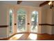 Bright dining room with bay windows and hardwood floors at 6349 Elevation Rd, Benson, NC 27504